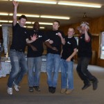 Piano Mill Staff Jumps for Joy after Move!