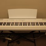 NEW Yamaha p-115 portable digital keyboard - $599 white and black