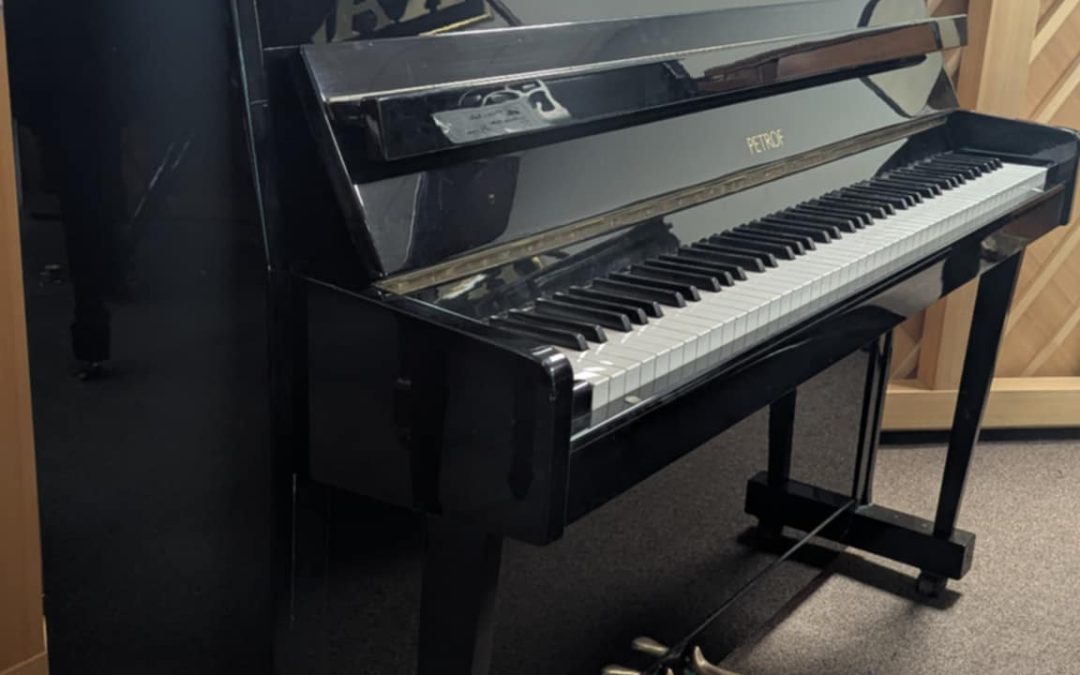 Petrof Black Upright Piano $2,999